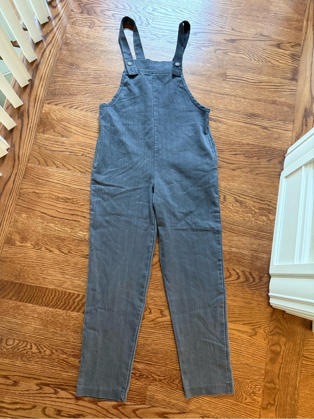 LIVE SOZY Jumpsuit Overalls Soft Cozy Neutral Minimalist Cottagecore Gray XS
